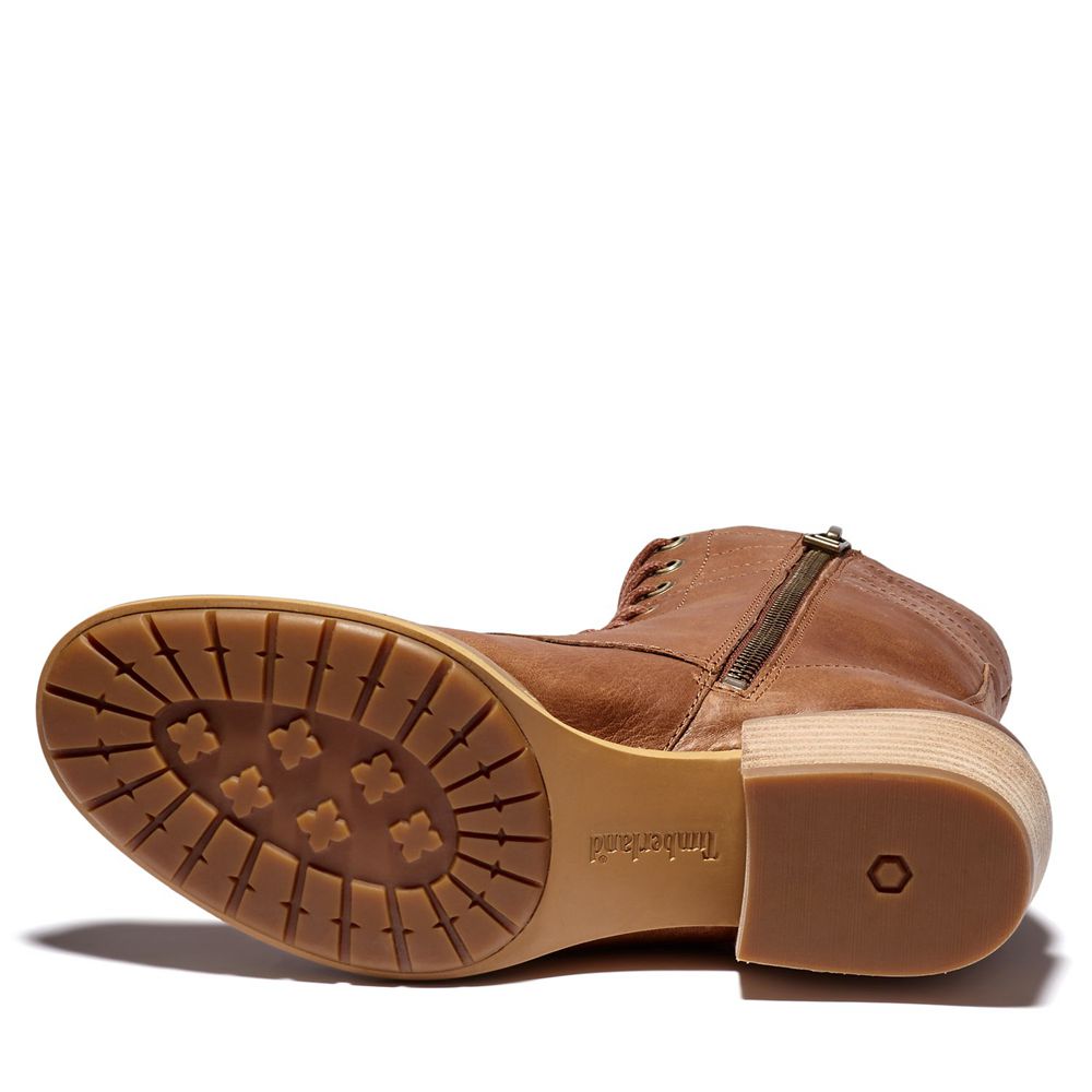 Botins Feminino - Timberland Sutherlin Bay Couro - LAXPM6958 - Marrom